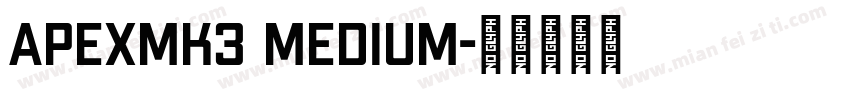 ApexMK3 Medium字体转换